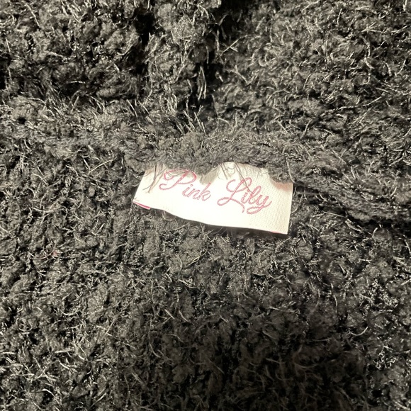 Pink Lily Heart Set on You popcorn cardigan - Picture 3 of 4